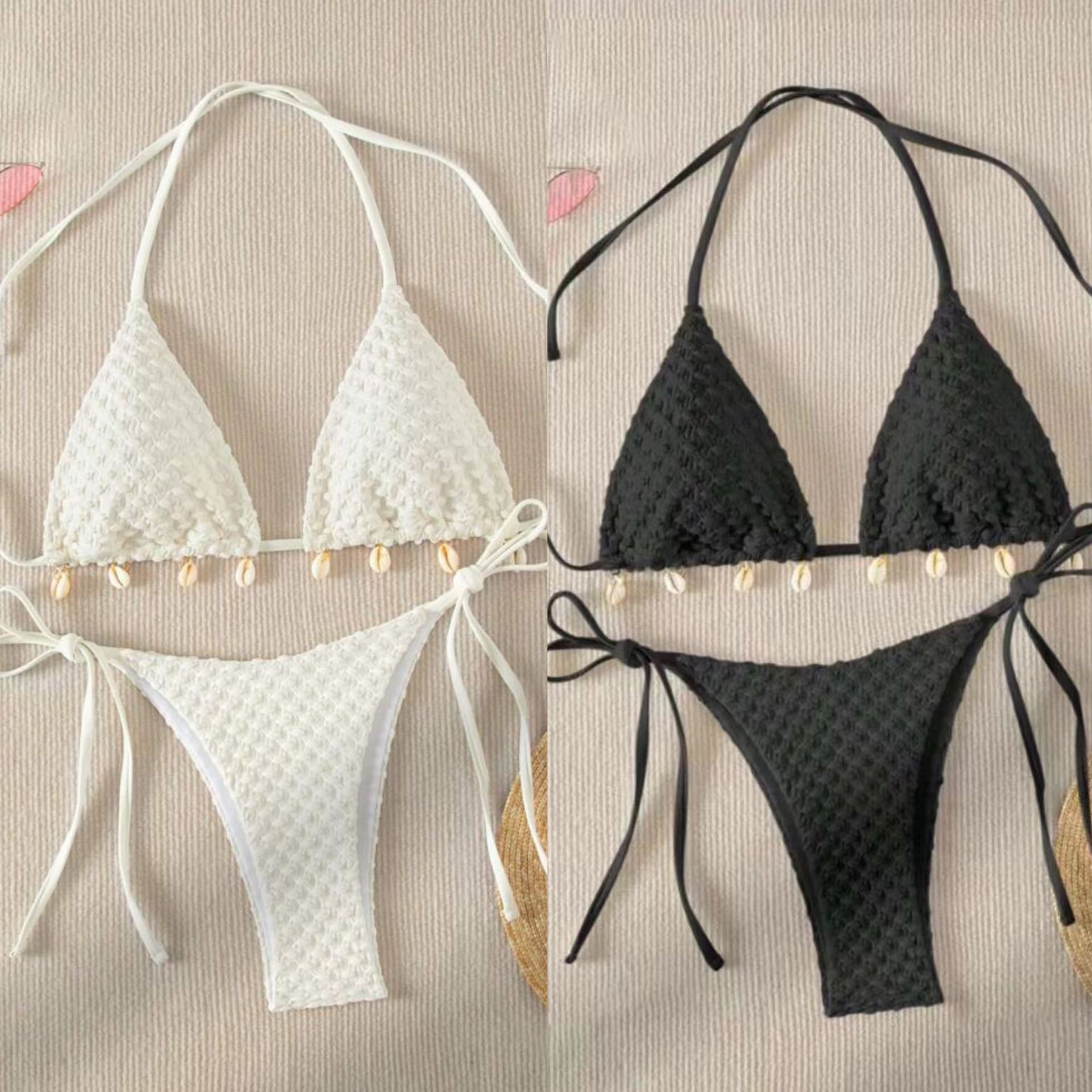 Special Fabric Split Swimsuit for Sleek Beach Day Elegance-Theone Apparel