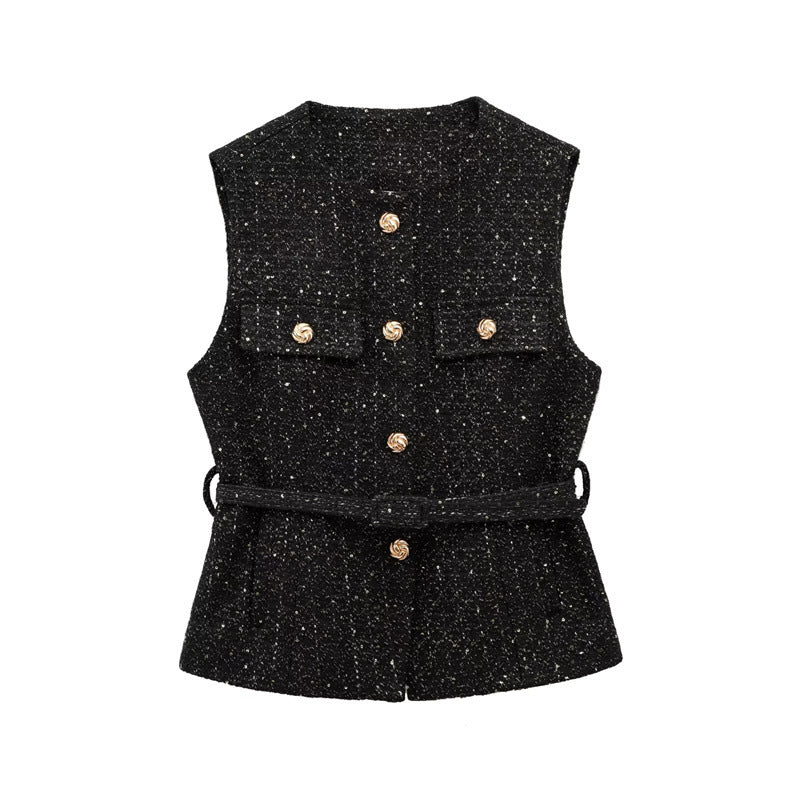 Women's Knit V-neck Vest