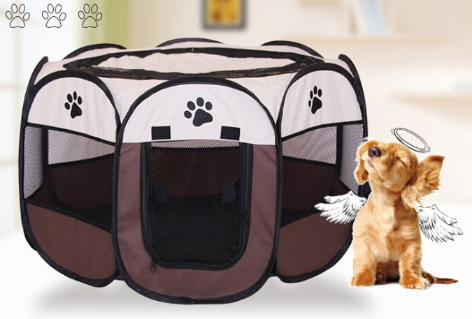 Folding Octagonal Pet Playpen For Dogs And Cats