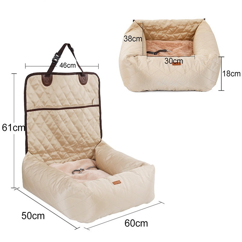 2 In 1 Folding Pet Carrier And Car Seat Bed