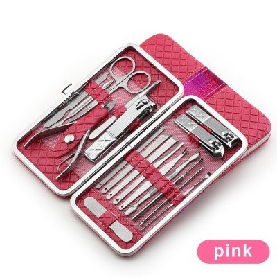 Alles in één nagel manicure kit met inbegrepen case