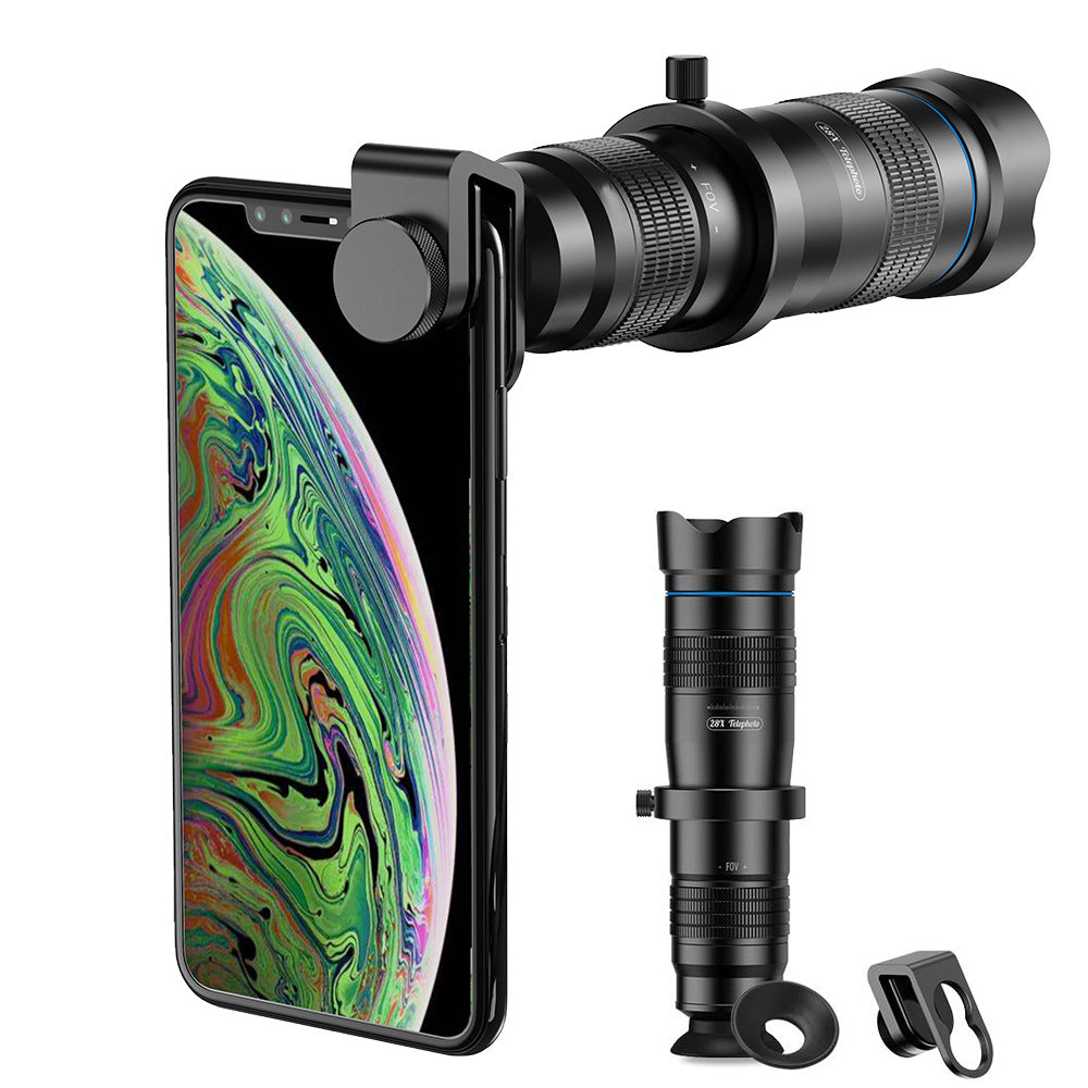 36X High?Definition Telephoto Lens With Multi?Coated Optics For Smartphones