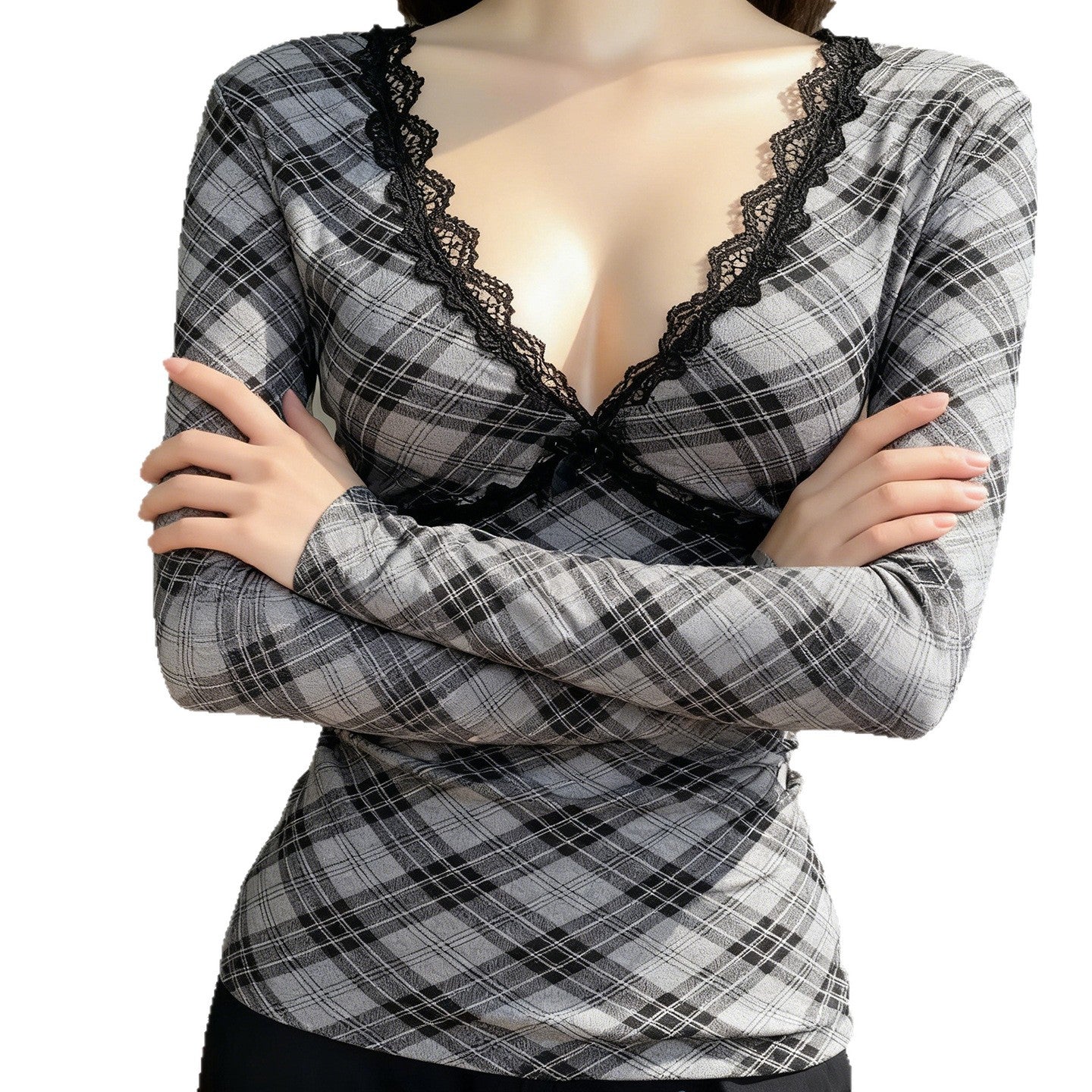 Women's Slim Fit Slim Bottoming Top