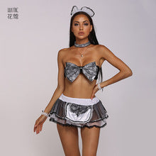 性感的法國女僕內衣服裝套裝