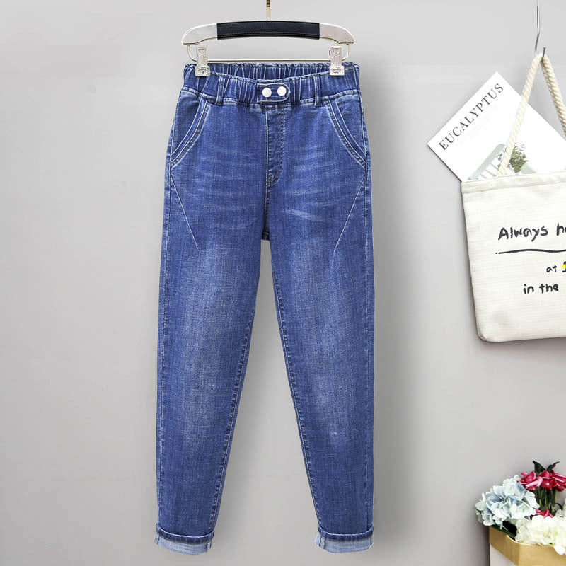 Jeans denim modis yang pas dengan kenyamanan ramping