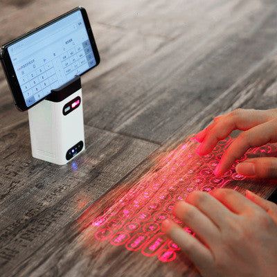 Bluetooth Virtual Laser Projection Keyboard With Mouse Function And Power Bank