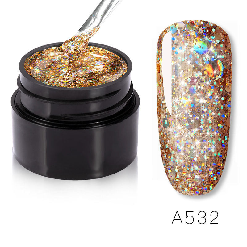 Glittery schittert nagellak in meerdere kleurencombinaties