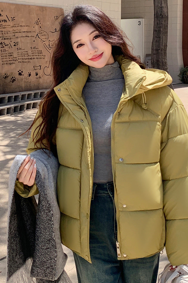 Petite Short Loose Coat To Keep Warm And Flatter Height For Women