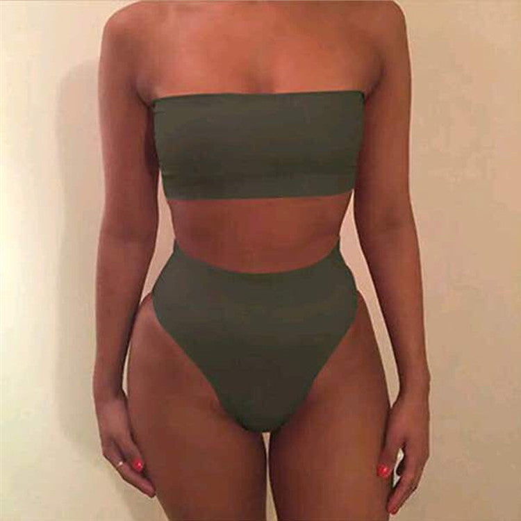 Explosieve mode-editie must-have driehoek shorts bikini set