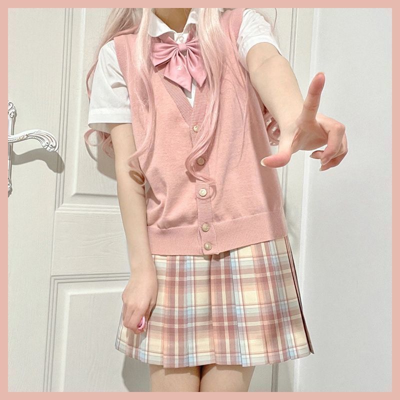 Loose Versatile Basic Knitted Cardigan Vest