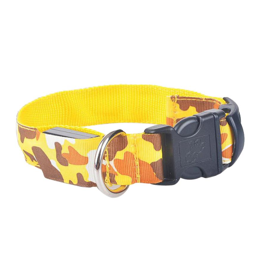 Camouflage Luminous Dog Collar For Night Safety