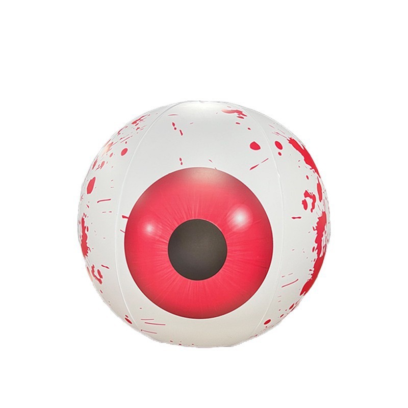 Inflatable PVC Eyeball Decorations with LED Light Inserts