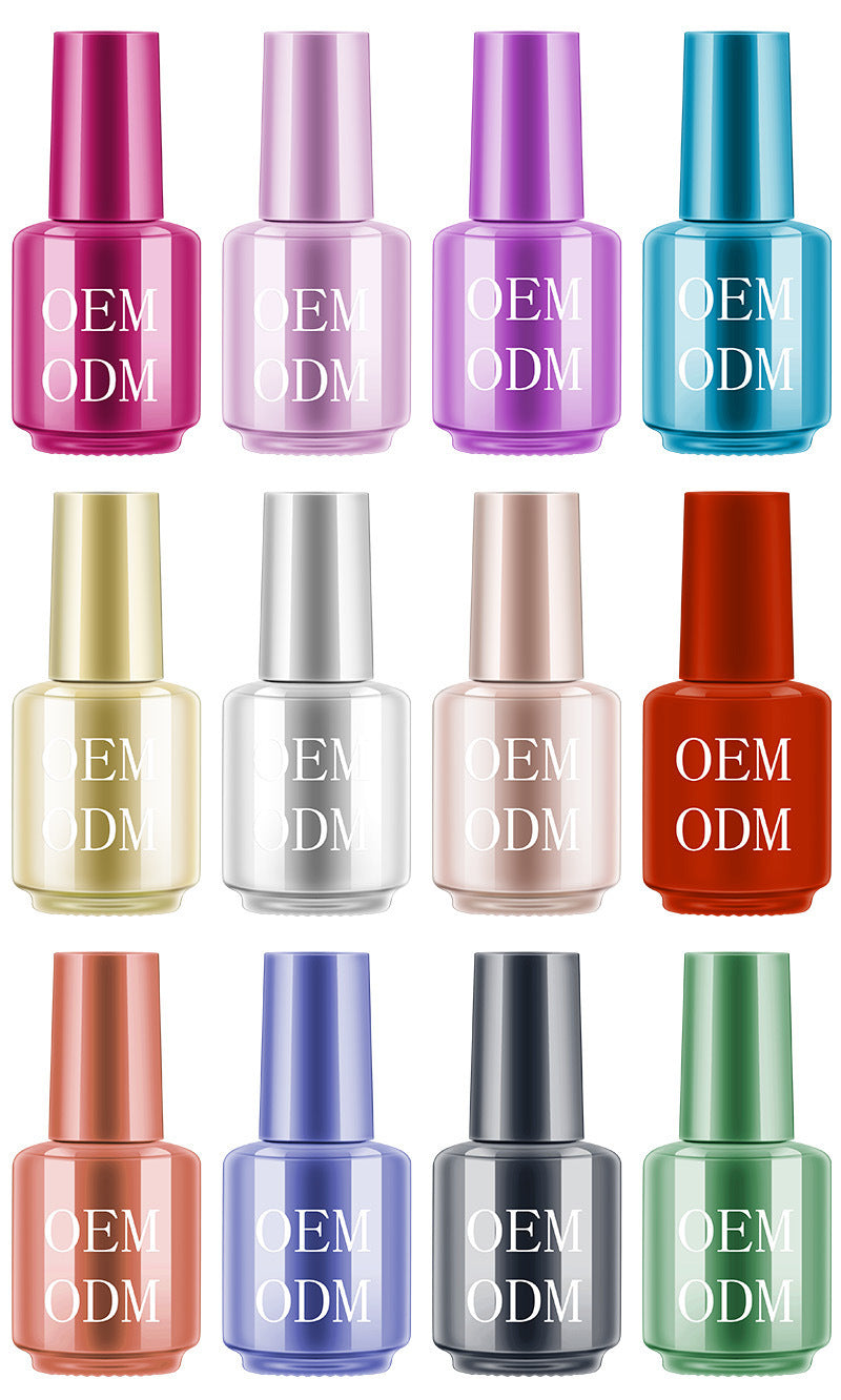 Metallic Nail Polish with Mirror Sheen in Multiple Colors