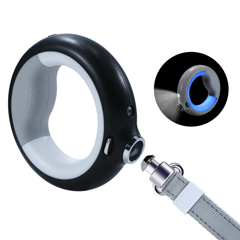 Luminous Automatic Telescopic Dog Leash With Built In Lamp