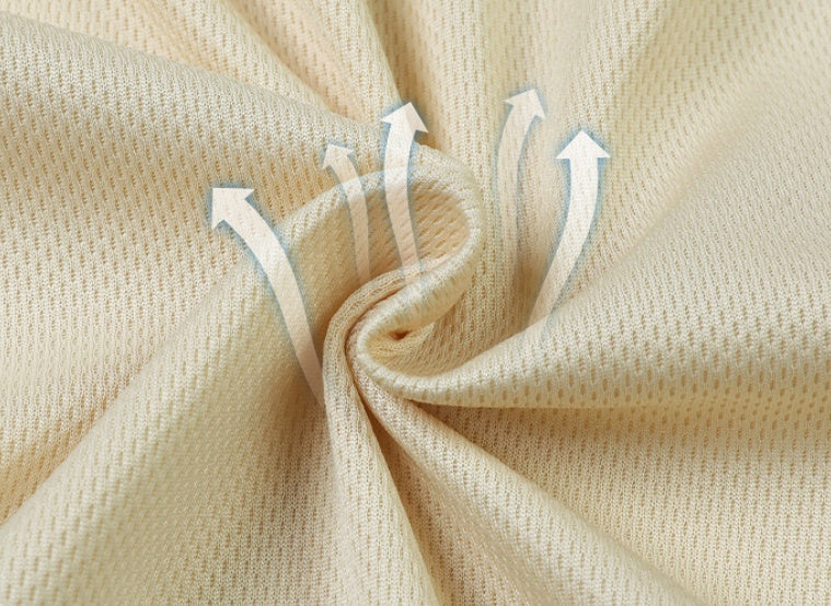 شورت الشبكات التنفس مع تصميم طباعة خطاب جريء