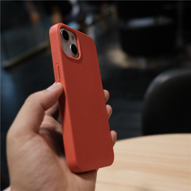 Minimalist Red Protective Case With Smooth Eco?Inspired Texture