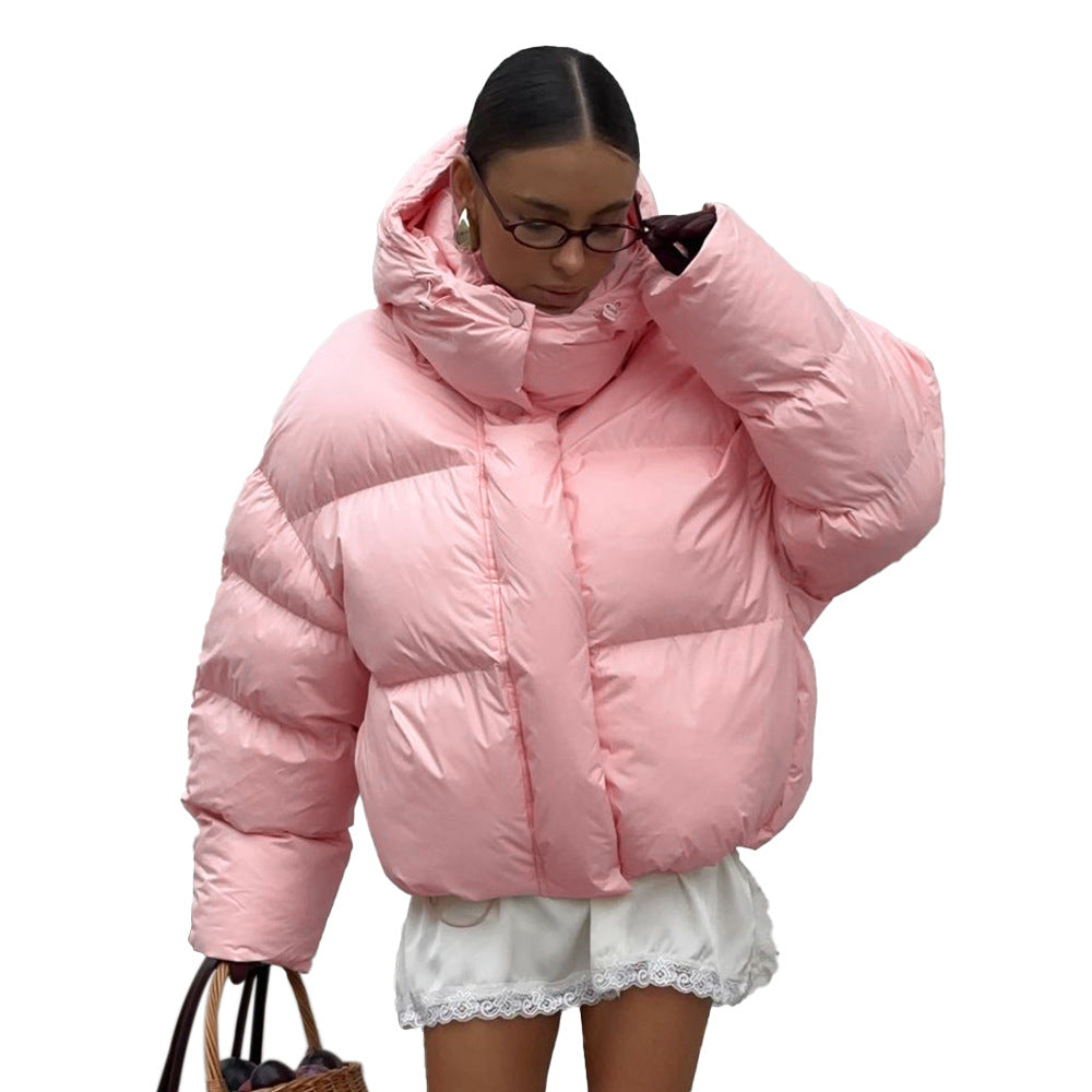 Thick Puffer Jacket, Warm Cotton Coat