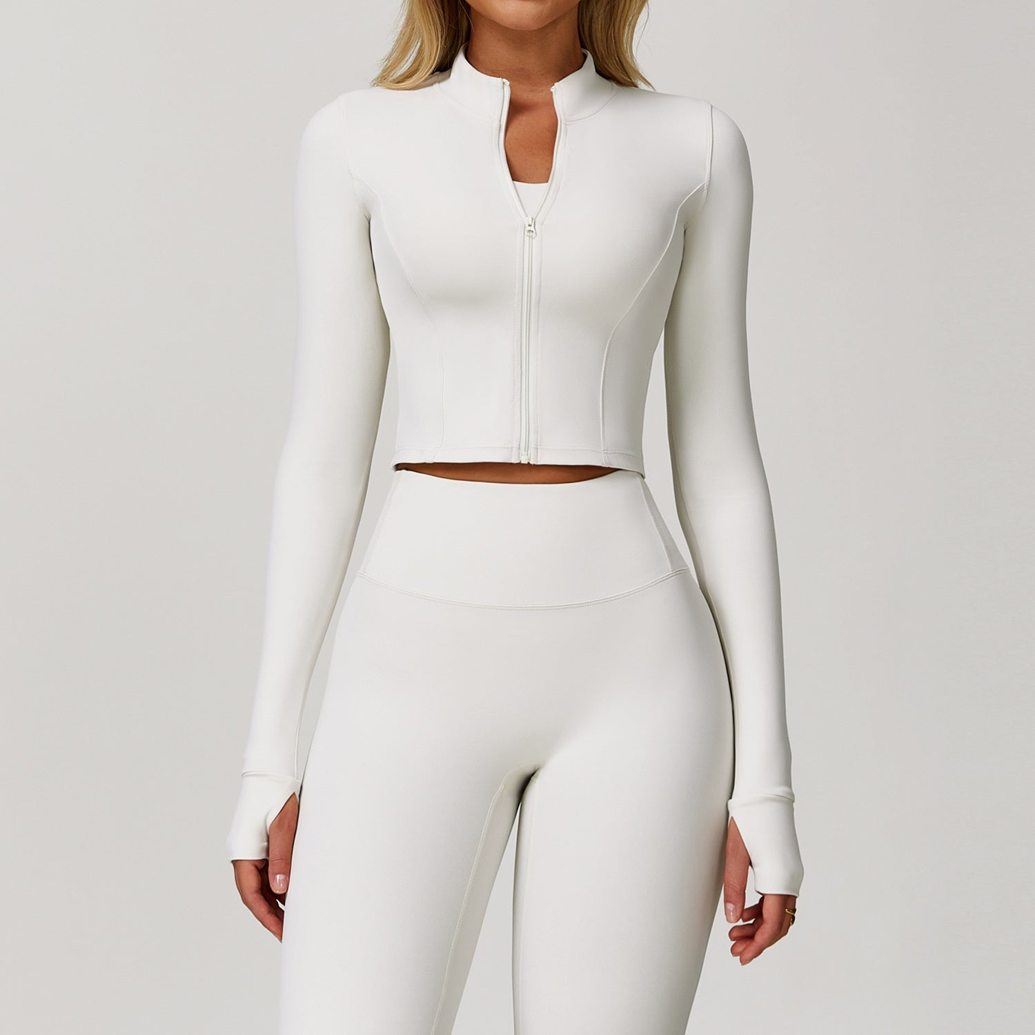 Slim-fit Fitness Long-sleeve Jacket Quick-dry Yoga Wear