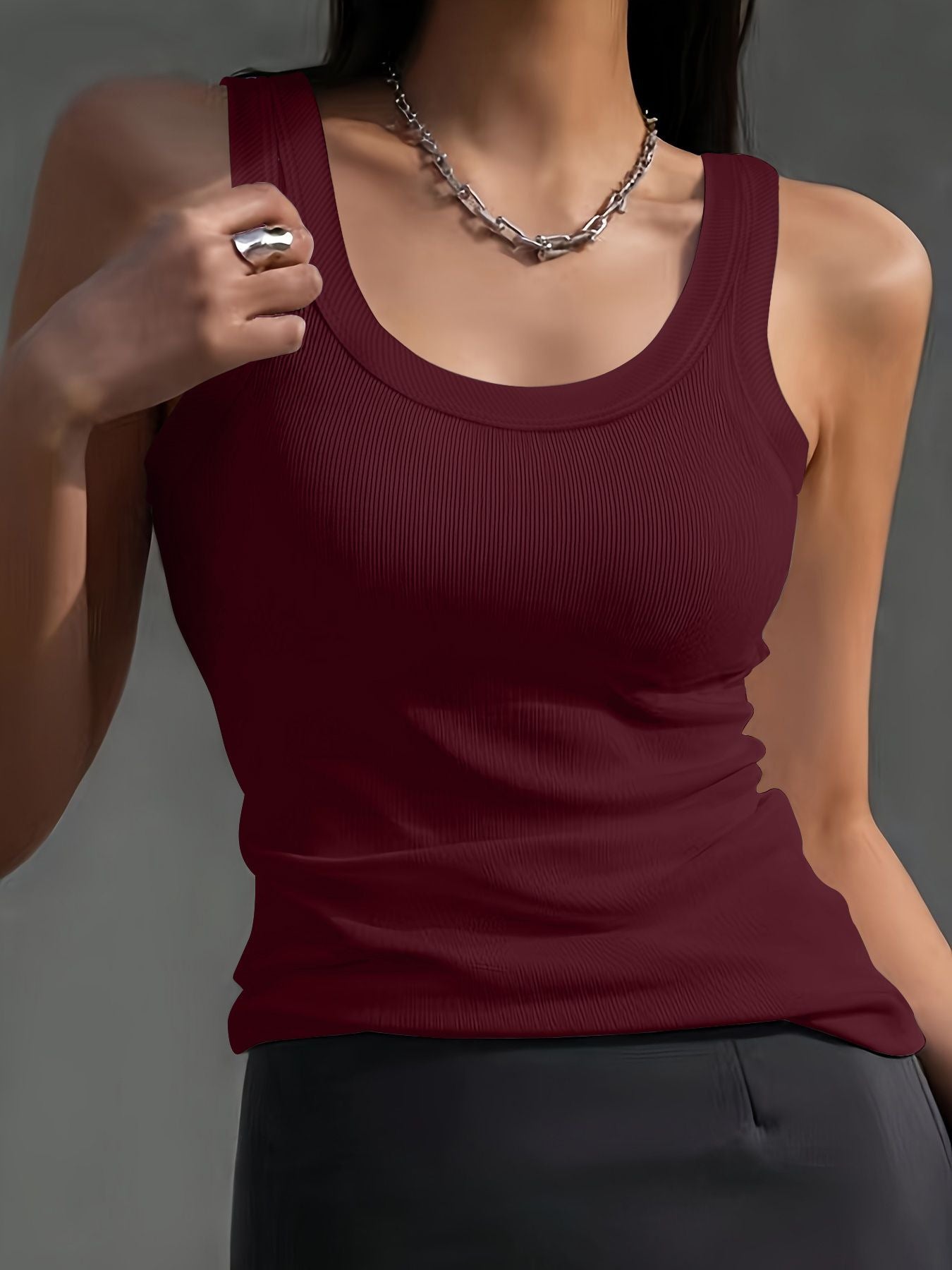 Women's Round-neck Versatile Sleeveless Top