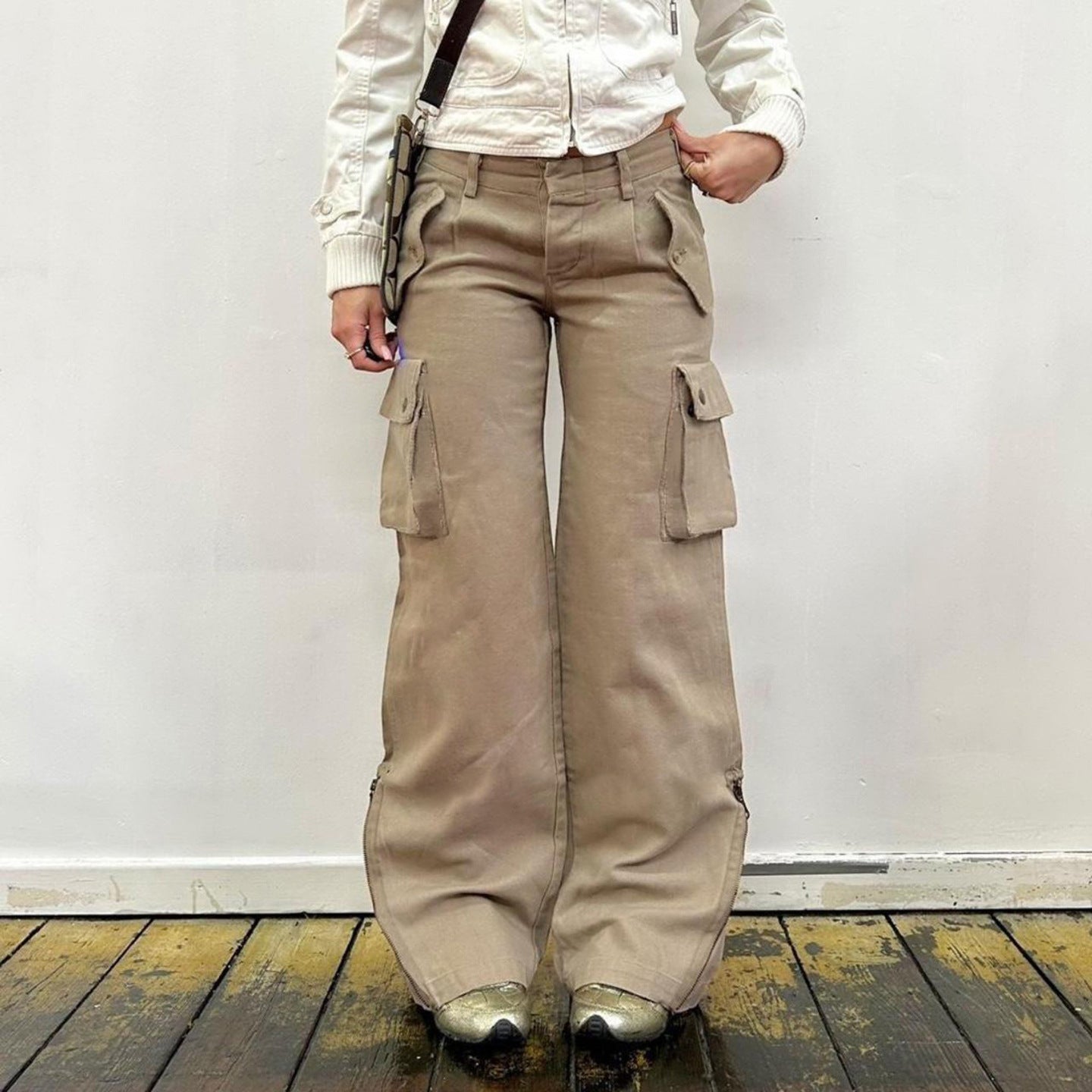American Wast-Look Lavado jeans Jeans para o estilo de rua