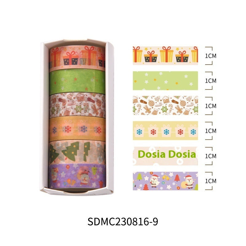 Christmas Themed Washi Tape and Christmas Gift Wrapping Tape-Style 12-Theone Apparel