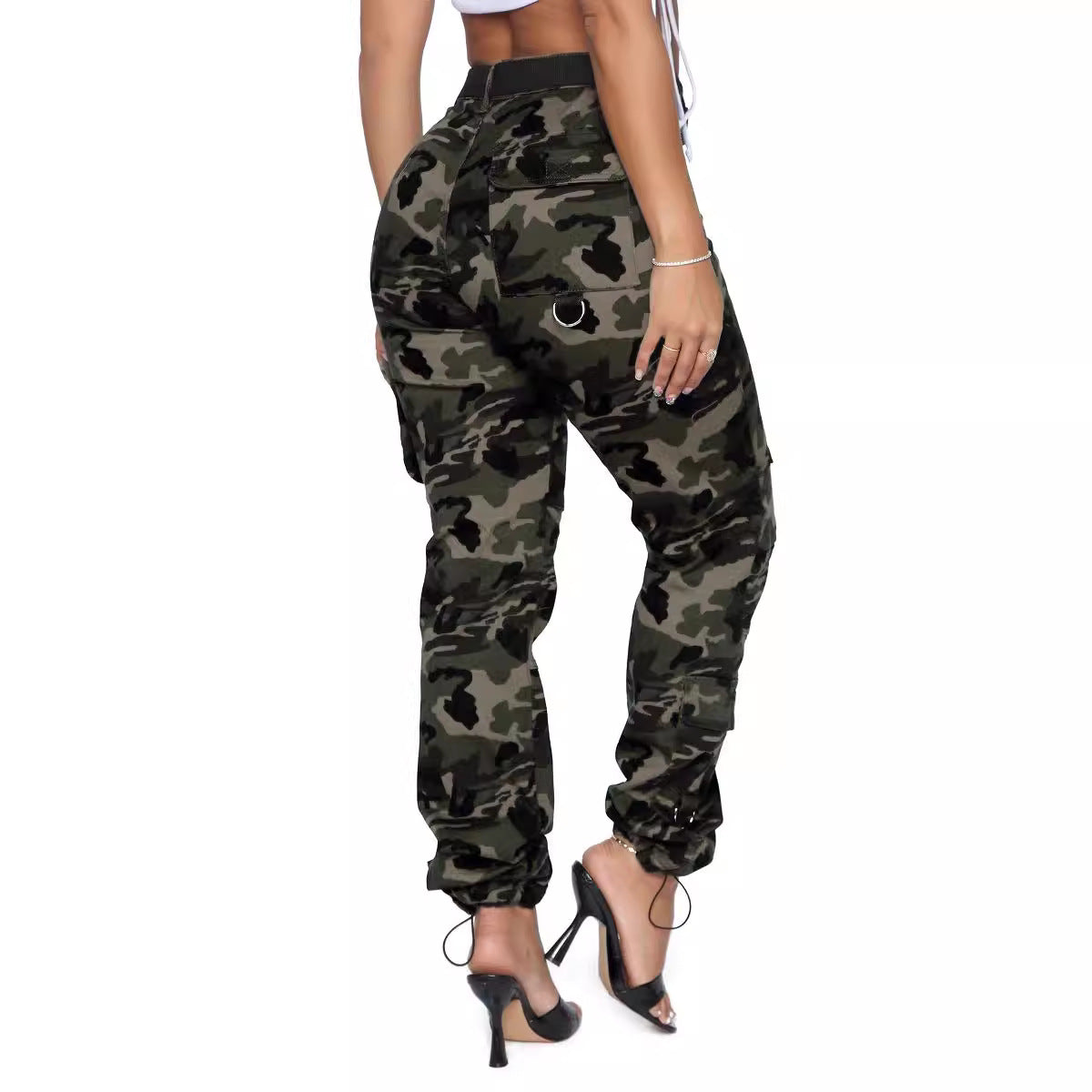 Denim Camouflage Workwear Pants with Rugged Autumn Appeal-Theone Apparel