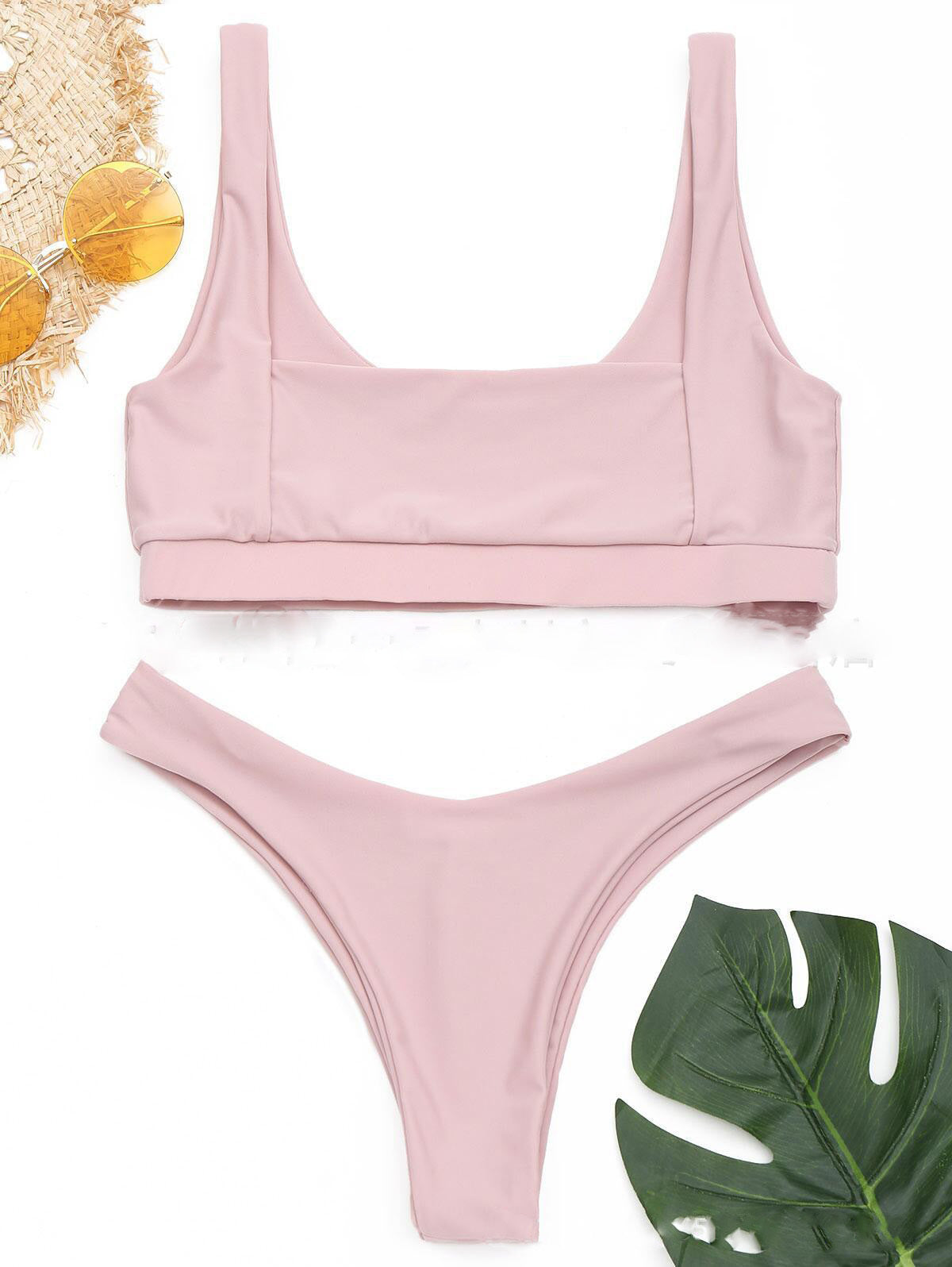 Effortless Split Bikini Swimsuit Designed for Beachside Glamour-Theone Apparel
