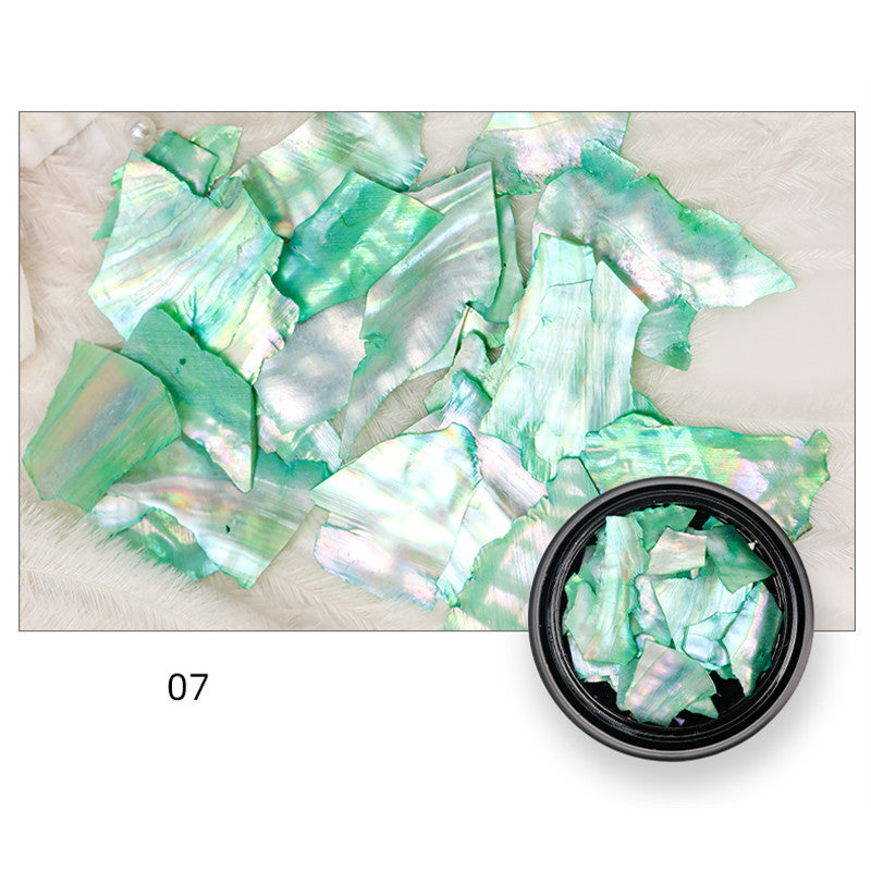 Faux Mother of Pearl Iridescent Nail Accessories in Multiple Colors-Style G-Theone Apparel