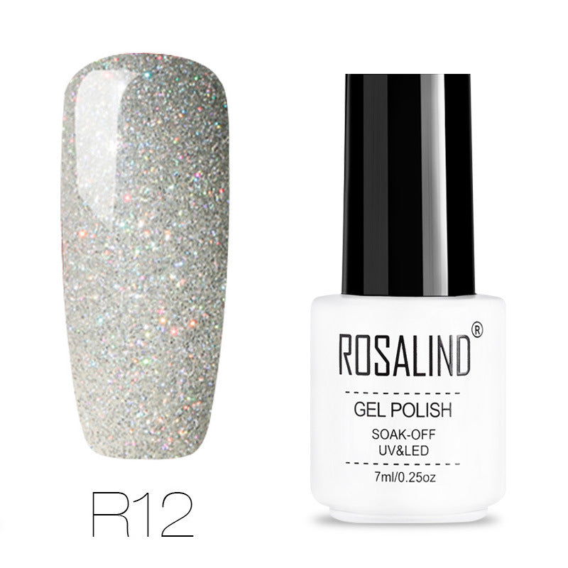 Glittering Stars Sparkly Soak Off Gel Nail Polish-R12-Theone Apparel