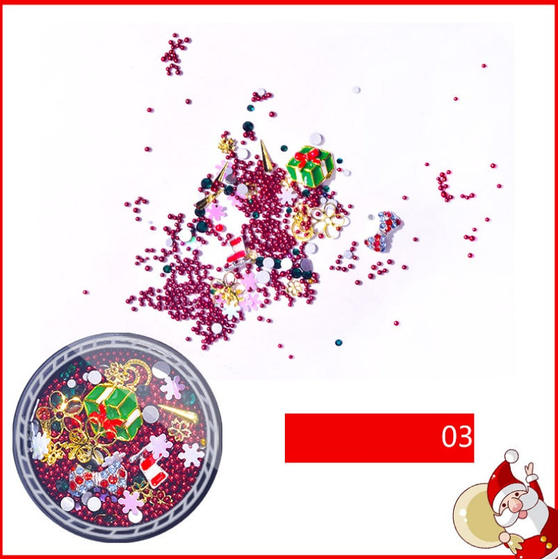 Multicolored Nail Accessories in Various Shapes and Styles-3style-Theone Apparel