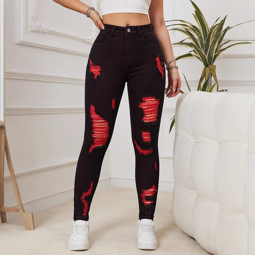 Hip-Hop Stretch Skinny Pencil Pants for Urban Edge