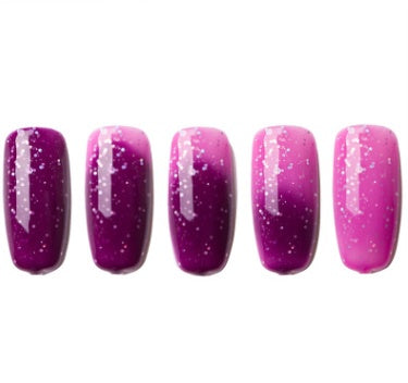 Ombre Color Short Blunt Coffin Nails in Various Colors-Color 16-Theone Apparel
