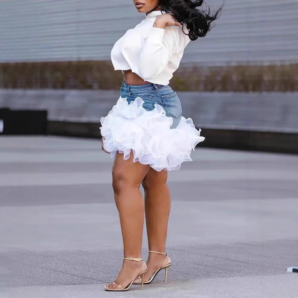 Plus Size Short Skirt For Confident Everyday Fashion-Theone Apparel