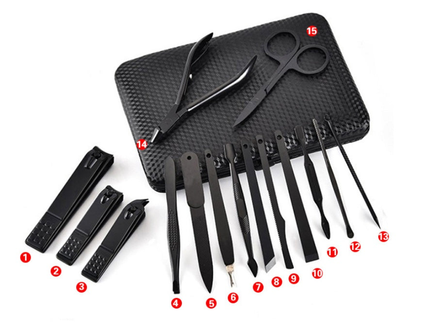 Premium Quality Nail Care Kit with Durable Case-Theone Apparel