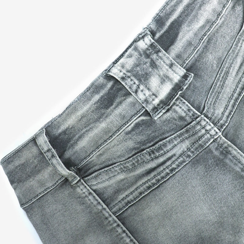 ナショナルファッションの才能を備えたレトロなタイトなスキニージーンズ