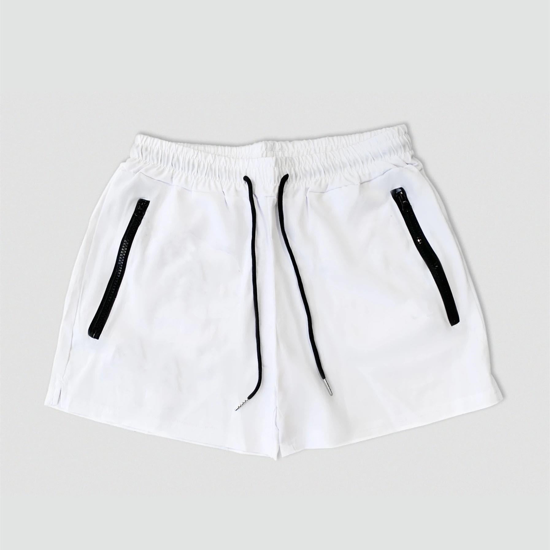 Stylish Sporty Shorts for Trendsetting Summer Athletes-White-Theone Apparel