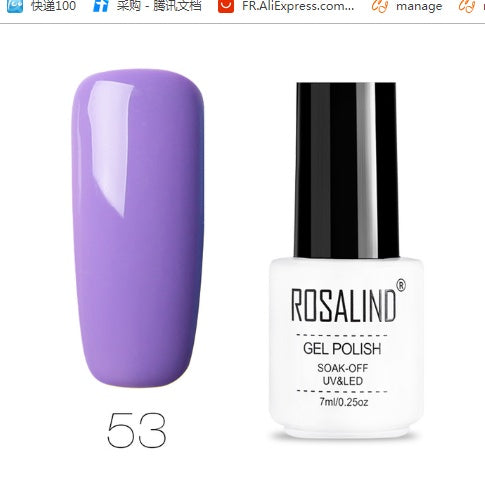 UV Sealed Soak Off Gel Nail Polish in Multiple Colors-53-Theone Apparel
