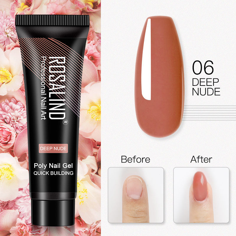 Warm Autumnal Color Quick Building Poly Nail Gel-Color 06-Theone Apparel