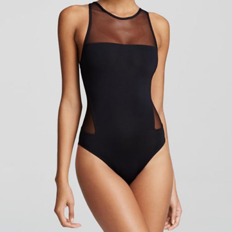 Women's One Piece Floral Print Swimsuit with Low Neck-Theone Apparel