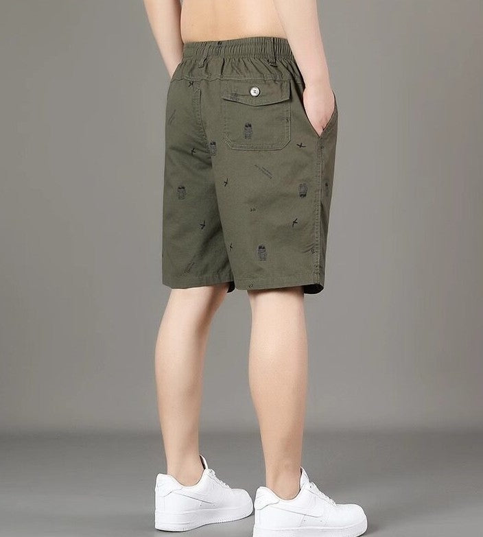 Pantalon de mi-long ajusté détendue offrant un confort décontracté quotidien