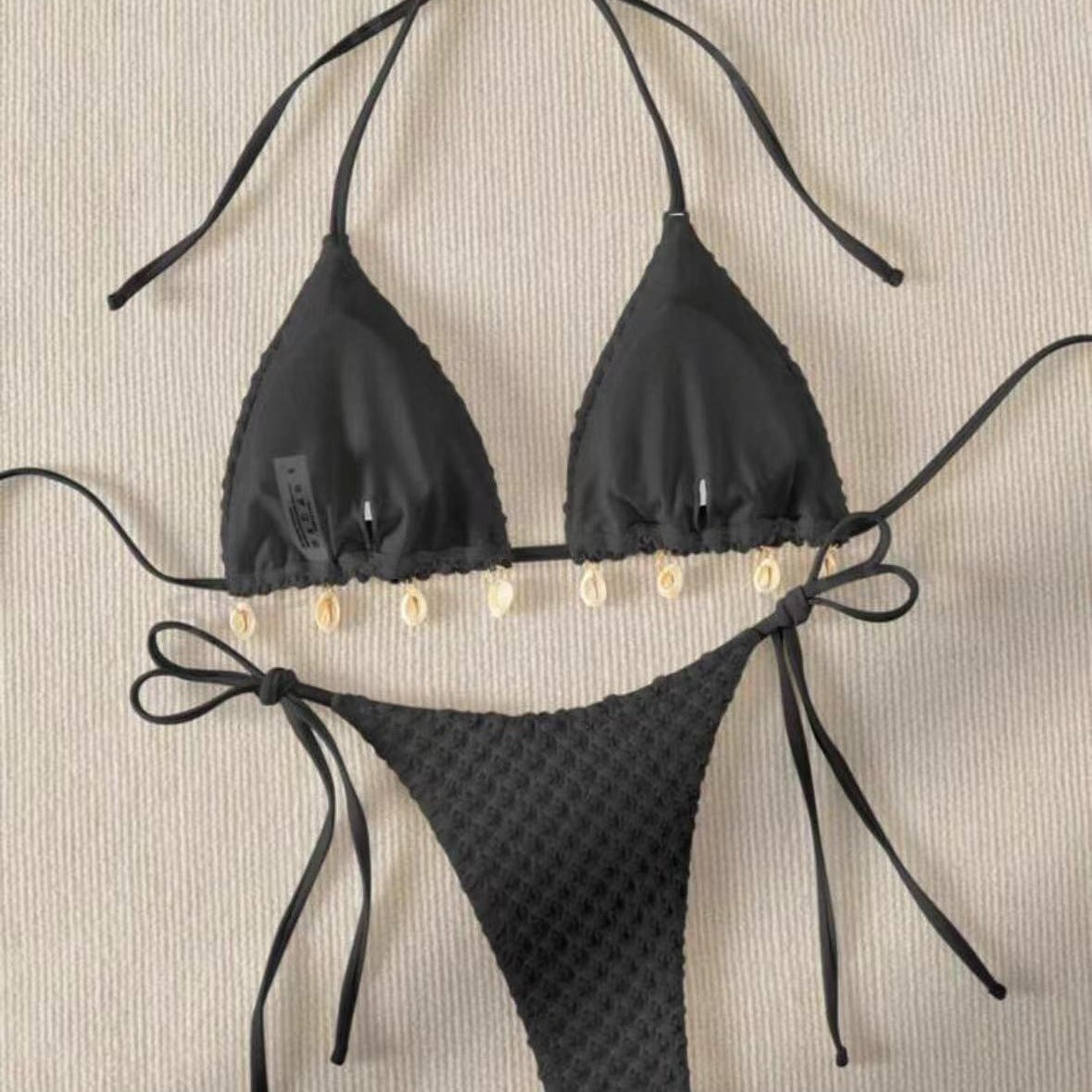 Spezialer Stoff Split Badeanzug für elegante Eleganz am Strandtag