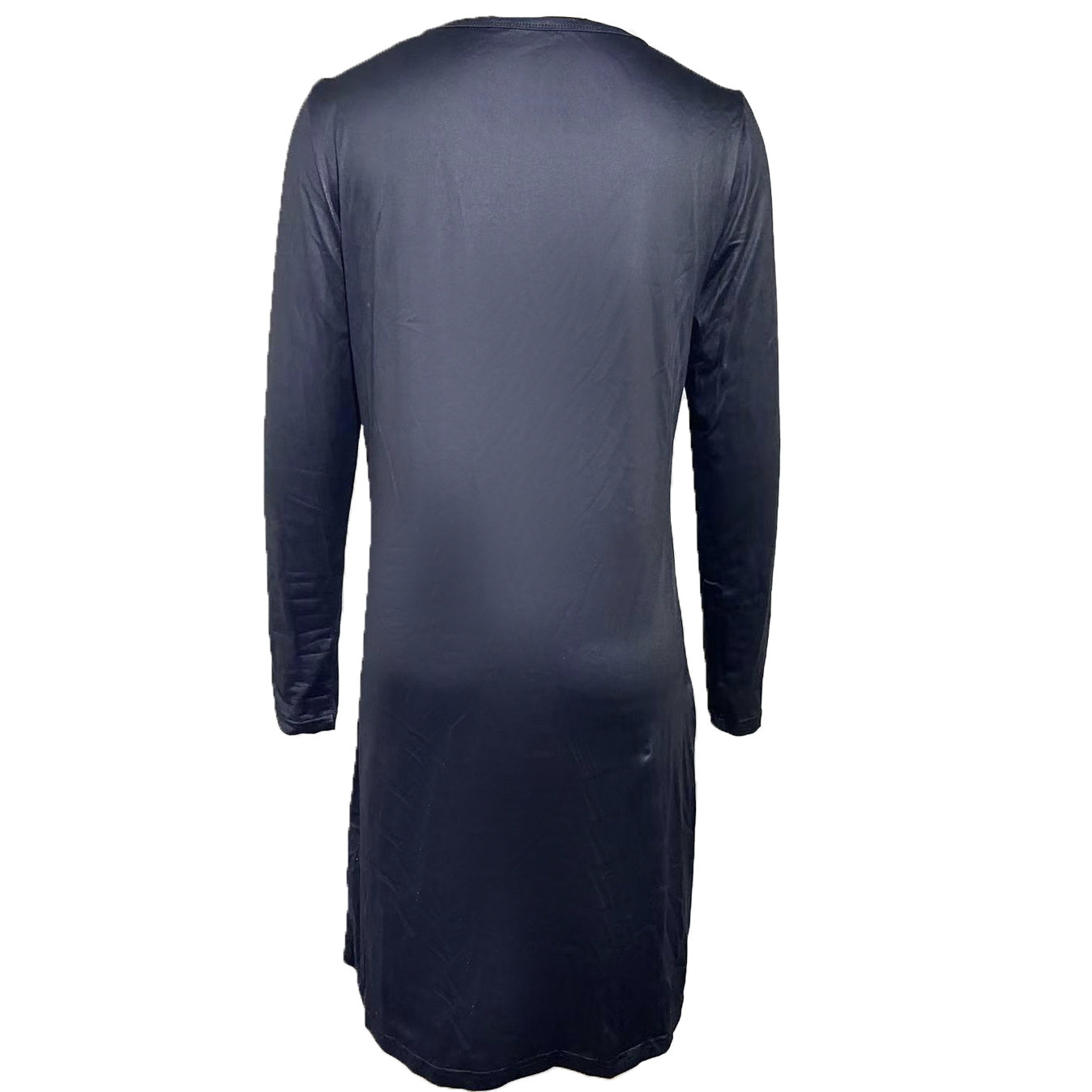 Casual knop-front v-neck jurk voor moeiteloos comfort