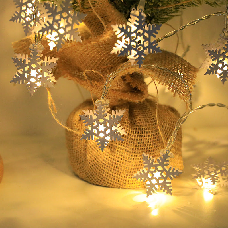 Christmas Themed LED String Lights Hanging Decoration with Christmas Symbols