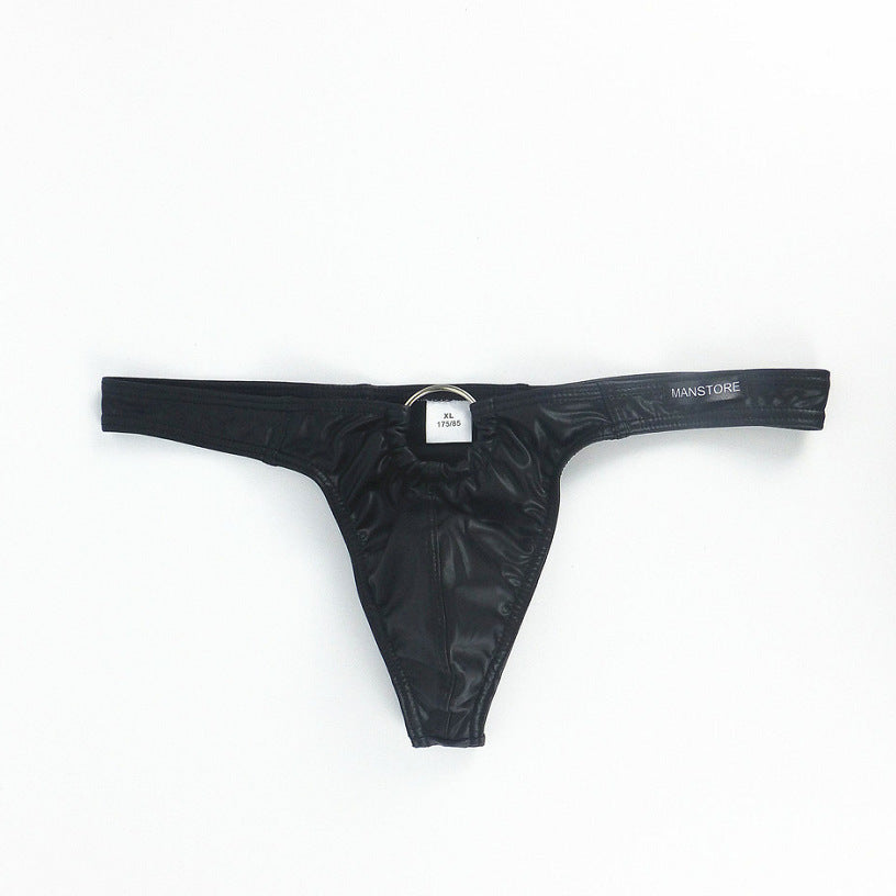 O-Ring Ruched Thong Briefs