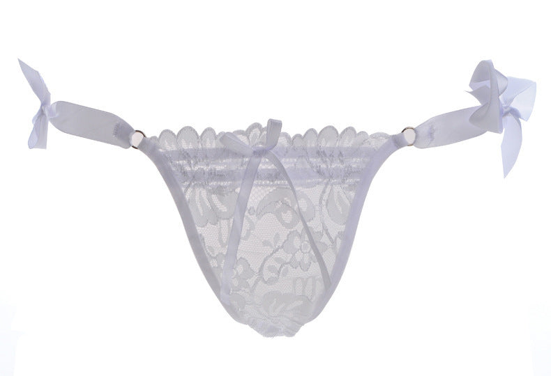 Hip Tie Ribbon Lacy Thong Intonder