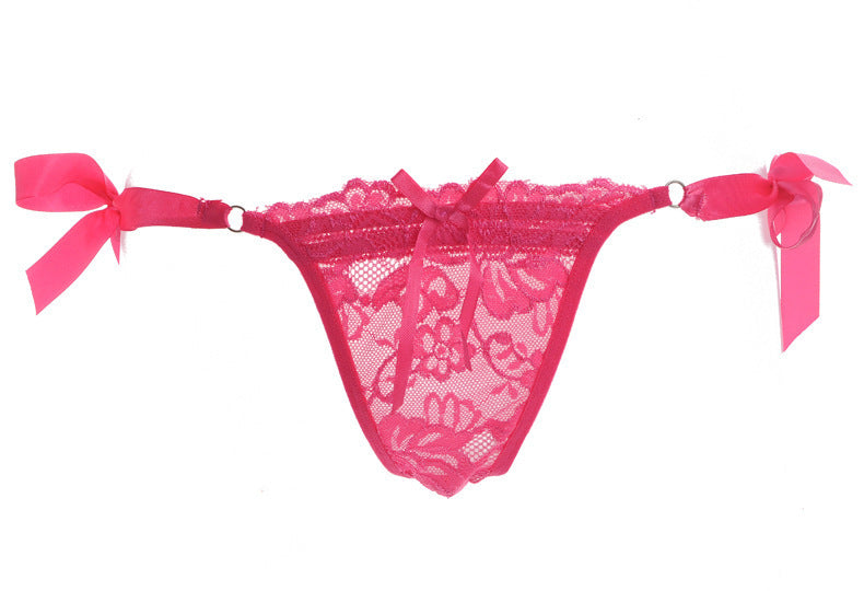 Hip Tie Ribbon Lacy Thong Intonder