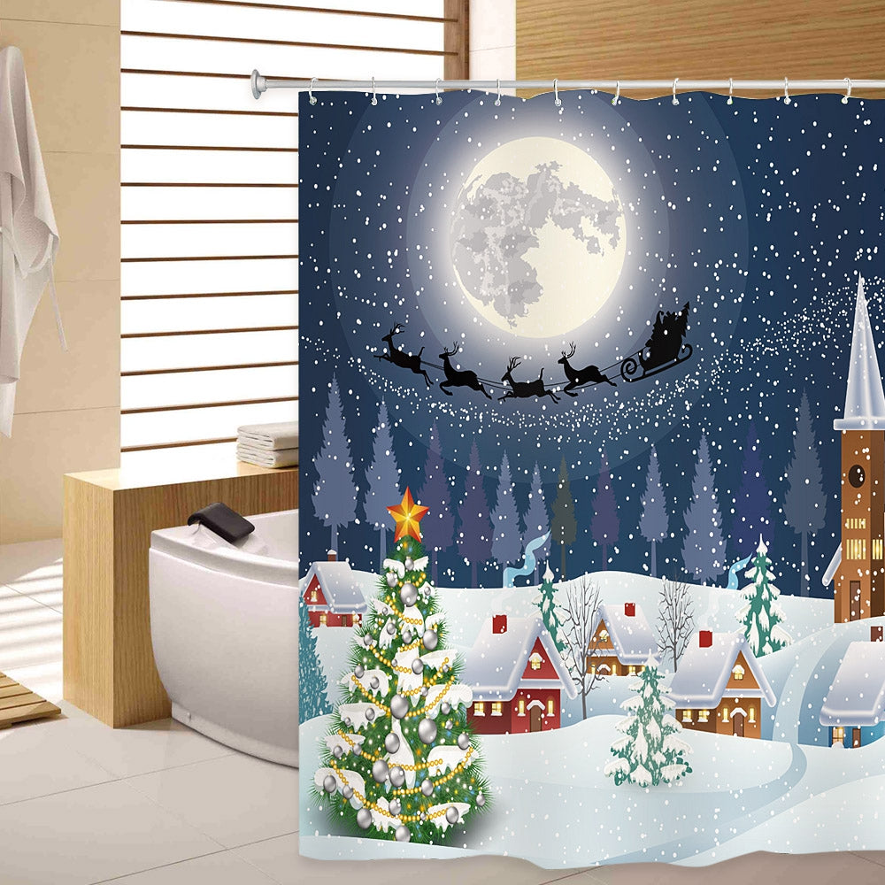 Merry Christmas 3D Shower Curtain