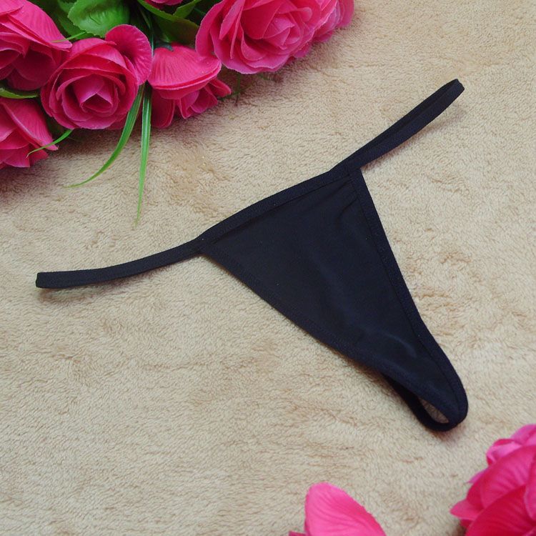 Eenvoudige g-string string met transparante kanten string