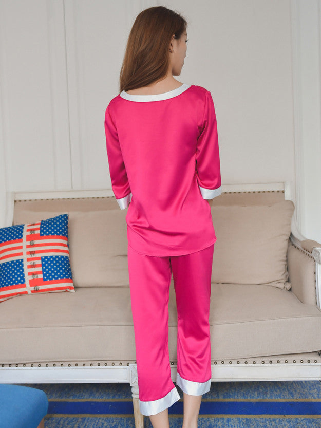 ¾ Sleeve PJ Pants Set - Theone Apparel
