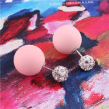 Pastel Sphere Double Sided Earrings